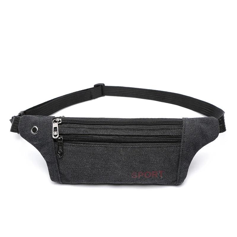 Men Durable Fanny Waist Pack Canvas Hip Bum Military