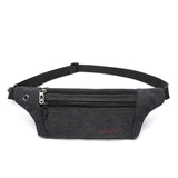 Men Durable Fanny Waist Pack Canvas Hip Bum Military
