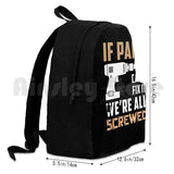 Papa Can't Fix It-Funny Great Gift For Grandpa-Father's Outdoor Hiking Backpack