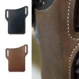Men Leather Vertical Pockets Outdoor Phone Bag