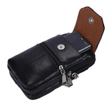 Men Leather Waist Bag Brown Shoulder Bags