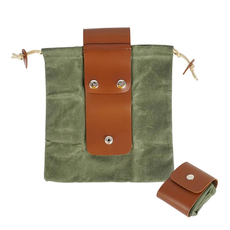 Collapsible Fruit Carry Pouch Canvas Tote Bag