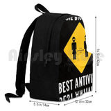 Funny Social Distancing Hiking Backpack Waterproof