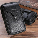 Men's PU Leather Belt Bag Business Style Wallet Purse