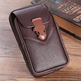Men's PU Leather Belt Bag Business Style Wallet Purse