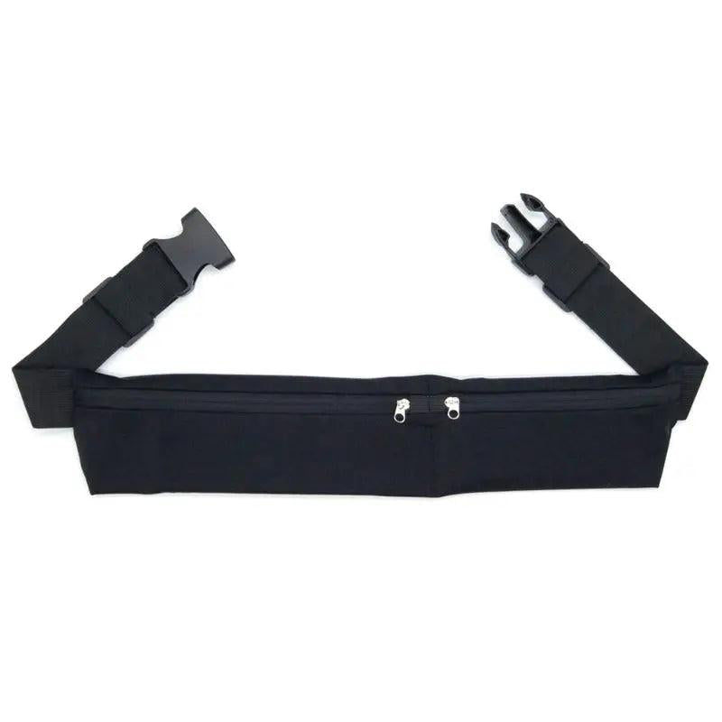 Dual Pocket Running Belt Phone Pouch Waist Bag for Jogging Cycling