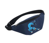 Waterproof Waist Bag Men Unisex Fanny Pack Ladies Belly Bags For Doraemon