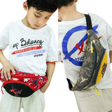 Kids Dinosaur Waist Bag Stylish Fanny Pack for Outdoor Activities