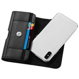 Men's PU Leather Waist Belt Clip Phone Pouch