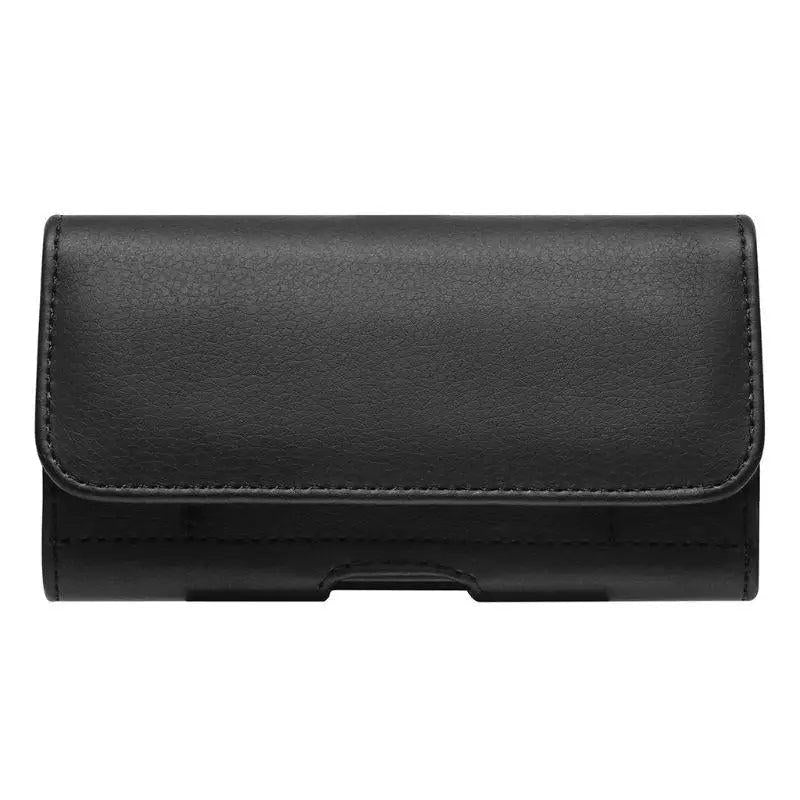 Men's PU Leather Waist Belt Clip Phone Pouch