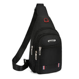 Men's Chest Bag Cross Border Fashionable Zip Male Shoulder Messenger Crossbody B