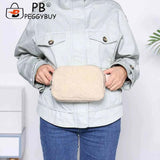 Plush Hip Shoulder Bags Small Crossbody Chest Bags Unisex