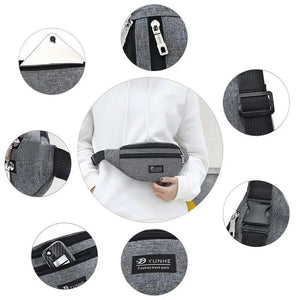 Waterproof Crossbody Fanny Pack Hip Bag for Men Women