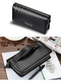 Men's Long Zipper Wallet Clutch Bag Large Capacity Mobile Phone Pouch