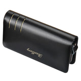 Men's Long Zipper Wallet Clutch Bag Large Capacity Mobile Phone Pouch