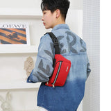 Geestock Nylon Waist Bag Pack Purse Men's Shoulder Chest Bag