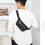 Geestock Nylon Waist Bag Pack Purse Men's Shoulder Chest Bag