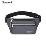 Geestock Nylon Waist Bag Pack Purse Men's Shoulder Chest Bag