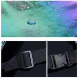 Unisex Holographic Waist Fanny Pack Crossbody Handbag