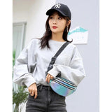 Unisex Holographic Waist Fanny Pack Crossbody Handbag