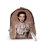 Millie B Brown Merch Backpack Casual Schoolbag Travel Bag Harajuku Daypack