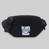 Wave Pattern Waist Bag Unisex Bum bags Lightweight Leisure Sports Chest Bag