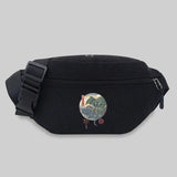 Wave Pattern Waist Bag Unisex Bum bags Lightweight Leisure Sports Chest Bag