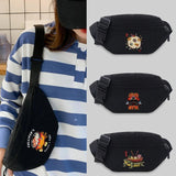 Unisex Messenger Chest Bags Student Waist Bag Japan Style Fanny Pack