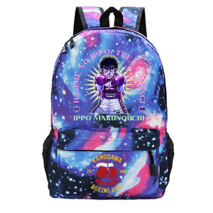 Hajime No Ippo SchoolBags Anime Shoulder Bags Laptop Backpacks