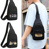 Cartoon Series Chest Pack Shoulder Bag Key Phone Travel Sports Messenger