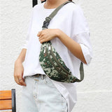 Camouflage Men Waist Pack Male Waist Belt Bags Durable Fanny Canvas