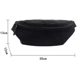 Canvas Men Chest Bag Skull Printing Waist Pack Crossbody Shoulder Bag