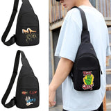 Hand Print Sport Phone Bag Travel Belt Bag Hip Waist Pack