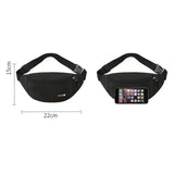Unisex Chest Bag Close-fitting Sport Waist Bag Multifunction Pockets