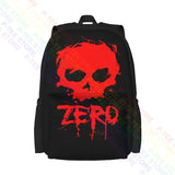 Zero Skateboard Blood Skull Backpack: Large Capacity Beach & Gym Bag