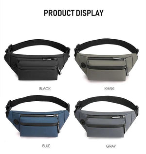 Waterproof Waist Bag Fanny Pack Outdoor Sports Crossbody Bag