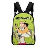 WAWNI Heartstopper Rucksack Laptop Bag Harajuku Daypack Hip Hop Schoolbag