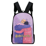 WAWNI Heartstopper Rucksack Laptop Bag Harajuku Daypack Hip Hop Schoolbag