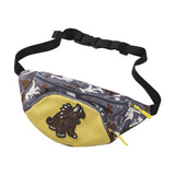 Kid Dinosaur Waist Bag Fanny Cartoon Chest Belt Money Pouch Baby Zipper Pack