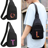 Waist Bag Chest Pack Phone Money Belt Paint Letter Print Fanny Travel Pouch