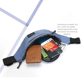 Men Waist Fanny Pack Shoulder Bag Travel Crossbody Purse
