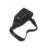 Men's Casual Chest Bag USB Charging Crossbody Shoulder Messenger Bag