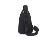 Men's Casual Chest Bag USB Charging Crossbody Shoulder Messenger Bag