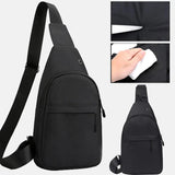 Men Shoulder Chest Bag Mobile Phone Organizer Fanny Pack Satchels Cross Bags
