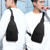 Men Shoulder Chest Bag Mobile Phone Organizer Fanny Pack Satchels Cross Bags