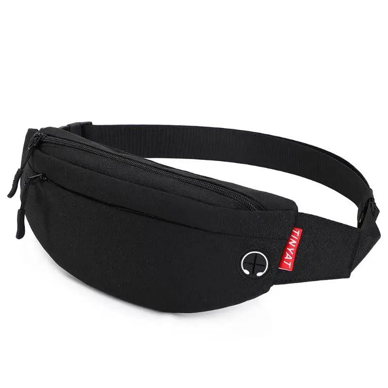 Men Waist Fanny Pack Belt Shoulder Bag Travel Hip Bum Crossbody Purse