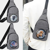 Men Chest Bags Crossbody Shoulder Bag Travel Organizer