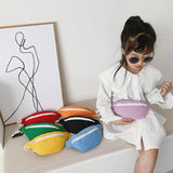 Children's Red Waist Bag for Kids Girl Boy Fanny Pack