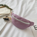 Children's Red Waist Bag for Kids Girl Boy Fanny Pack