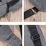 Men Shoulder Chest Pack Canvas Sling Bag Outdoor Sport
